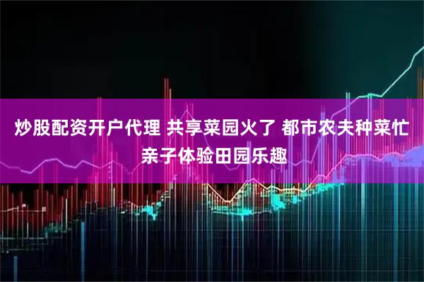 炒股配资开户代理 共享菜园火了 都市农夫种菜忙 亲子体验田园乐趣